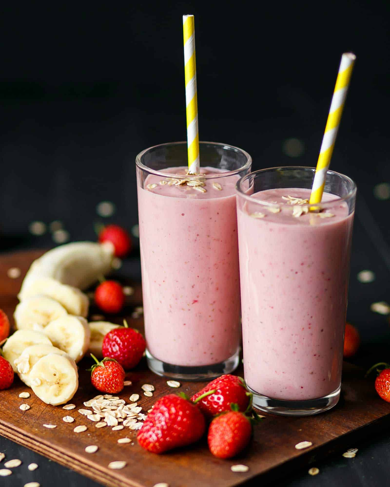 strawberry banana smoothies2